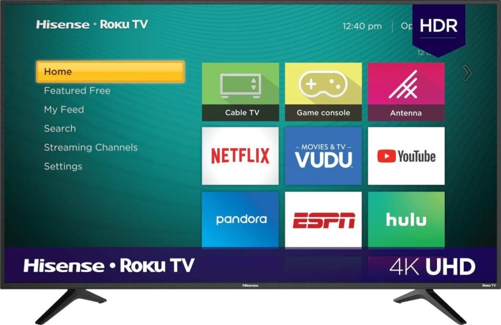 Hisense 58 Class 4K (2160P) Smart LED TV 58R6E ( RENEWED )