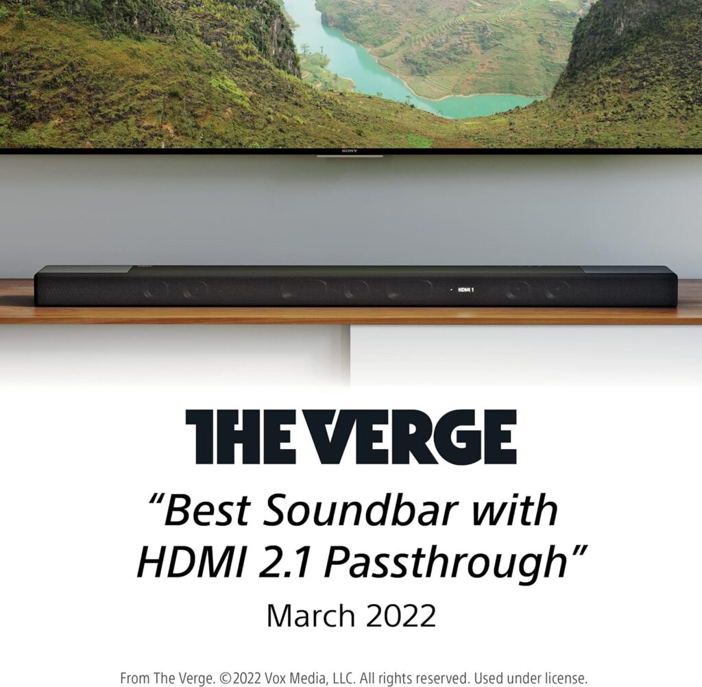 Sony 55 Inch 4K Ultra HD TV X80K Series: LED Smart Google TV with Dolby Vision HDR KD55X80K- 2022 Model w/HT-A7000 7.1.2ch 500W Dolby Atmos Sound Bar Surround Sound Home Theater with DTS
