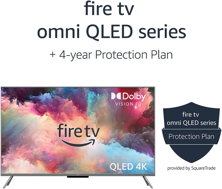Amazon Fire TV 75 Omni QLED Series 4K UHD smart TV with Alexa Voice Remote Pro