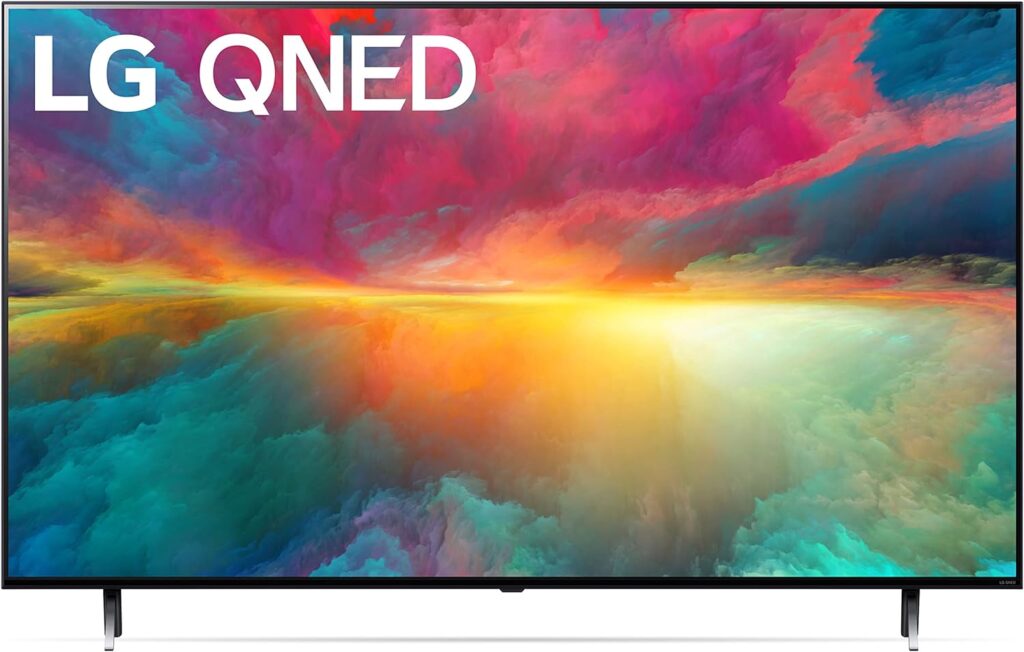 LG QNED75 Series 75-Inch Class QNED Mini-LED Smart TV 75QNED75URA, 2023 - AI-Powered 4K TV, Alexa Built-in, Ashed Blue