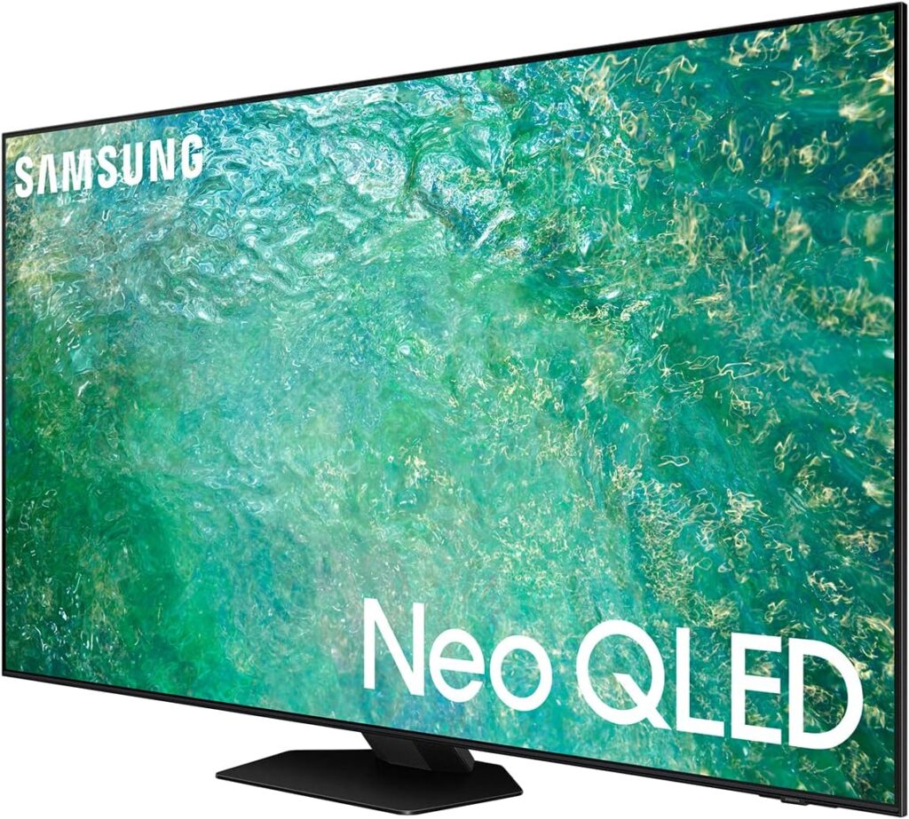 SAMSUNG QN75QN85CAFXZA 75 Inch 4K Neo QLED Smart TV with Dolby Atmos with a 7S-PS4-US1 4-Outlet Power with Omniport USB (2023)